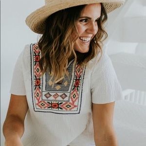 EUC Roolee | Fairen Embroidered Top